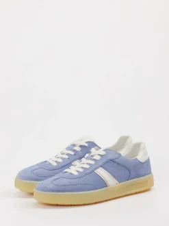 Sioux – Sneaker aus Veloursleder Hellblau