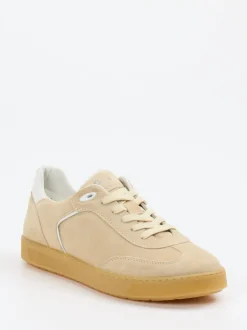 Sioux – Sneaker aus Veloursleder beige