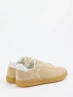 Sioux – Sneaker aus Veloursleder beige