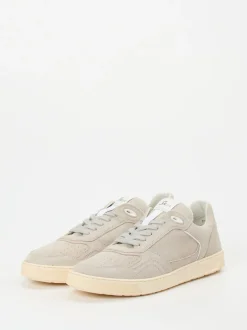 Sioux – Sneaker aus Veloursleder in Hellbeige