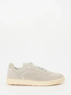 Sioux – Sneaker aus Veloursleder in Hellbeige