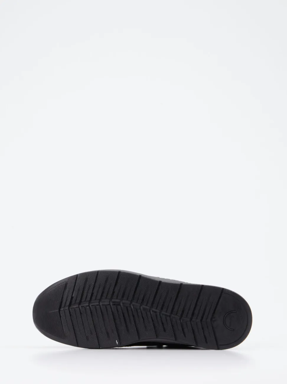 Sioux – Sneaker aus Velours- und Glattleder schwarz