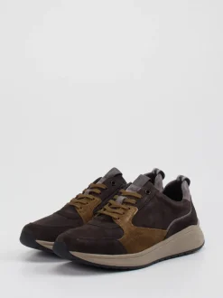Sioux – Sneaker aus Veloursleder Dunkelbraun