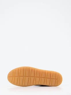 Sioux – Sneaker aus Velourleder und Glattleder schwarz