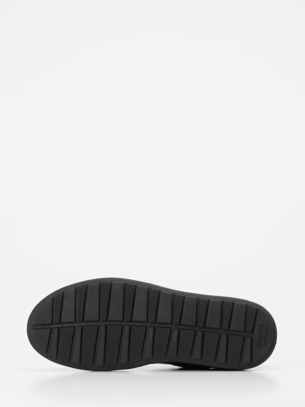 Sioux – Sneaker aus Velours- und Lackleder schwarz