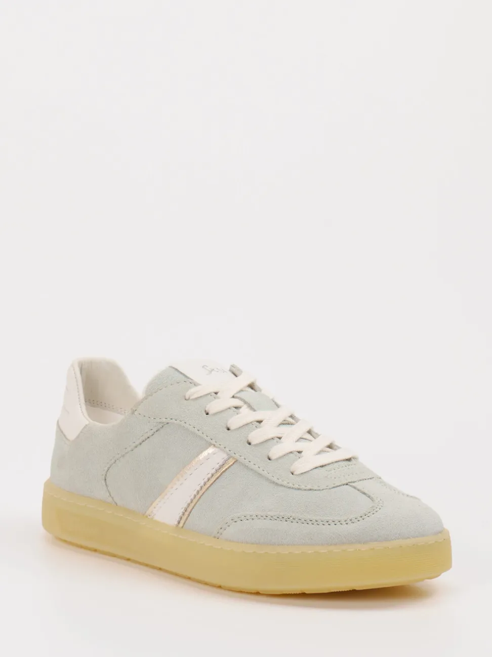 Sioux – Sneaker aus Veloursleder Pastellgrün