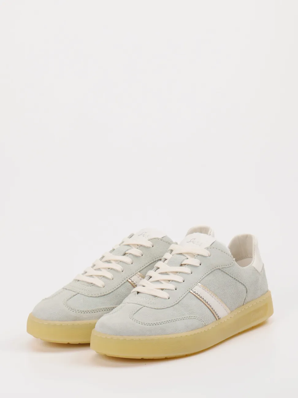 Sioux – Sneaker aus Veloursleder Pastellgrün