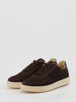 Sioux – Sneaker aus Veloursleder Dunkelbraun