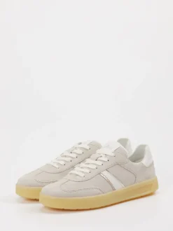 Sioux – Sneaker aus Veloursleder beigegrau