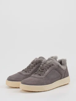 Sioux – Sneaker aus Veloursleder grau gefüttert