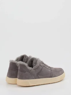 Sioux – Sneaker aus Veloursleder grau gefüttert