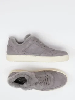 Sioux – Sneaker aus Veloursleder grau gefüttert