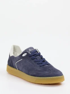 Sioux – Sneaker aus Veloursleder Dunkelblau