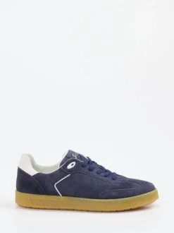 Sioux – Sneaker aus Veloursleder Dunkelblau