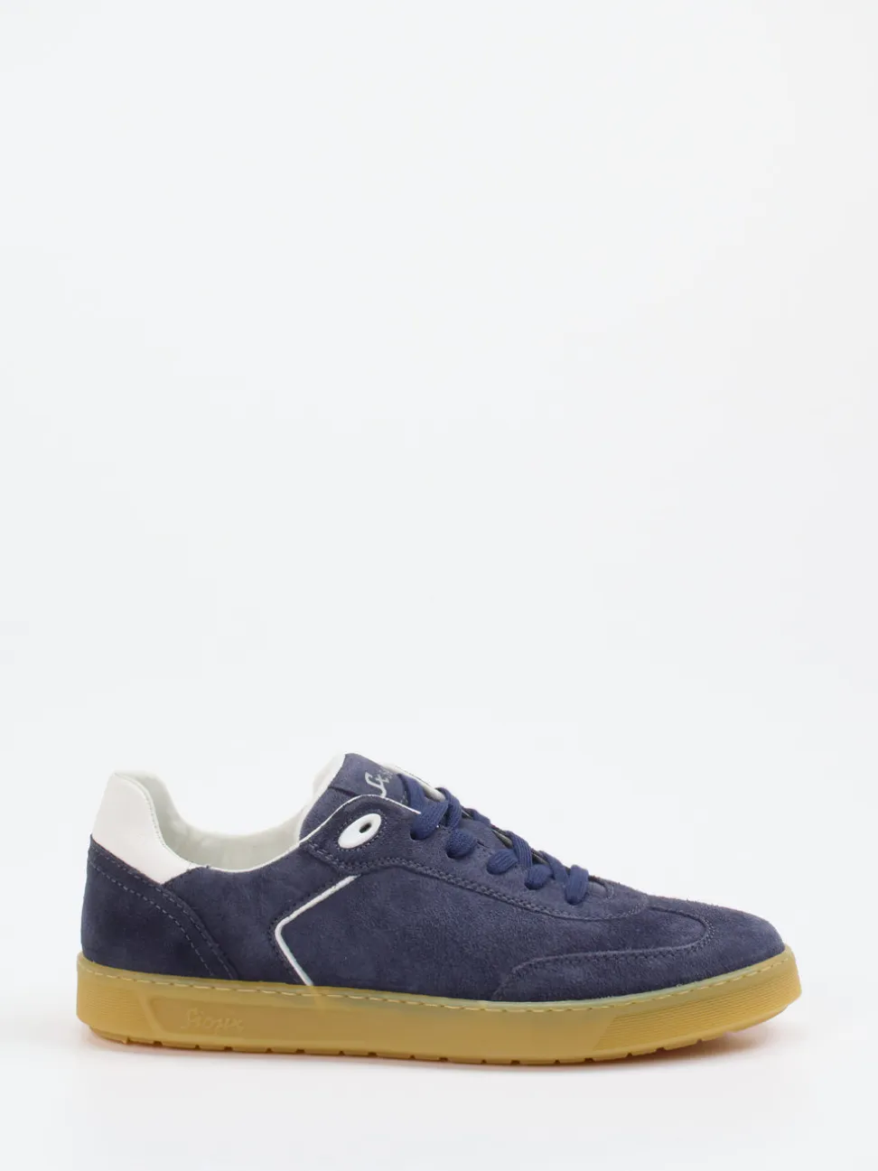 Sioux – Sneaker aus Veloursleder Dunkelblau