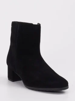 Sioux – Stiefelette aus Veloursleder schwarz