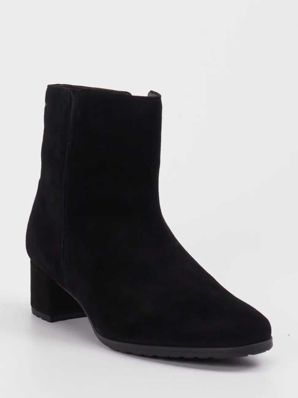 Sioux – Stiefelette aus Veloursleder schwarz