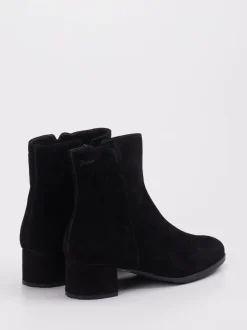 Sioux – Stiefelette aus Veloursleder schwarz