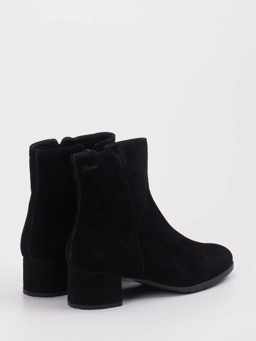 Sioux – Stiefelette aus Veloursleder schwarz
