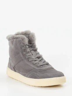 Sioux – Stiefelette aus Veloursleder grau warmgefüttert