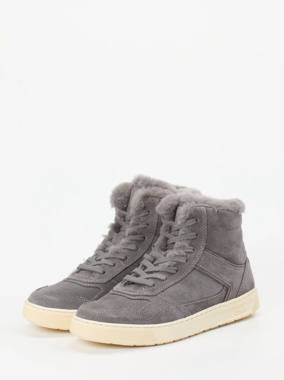 Sioux – Stiefelette aus Veloursleder grau warmgefüttert