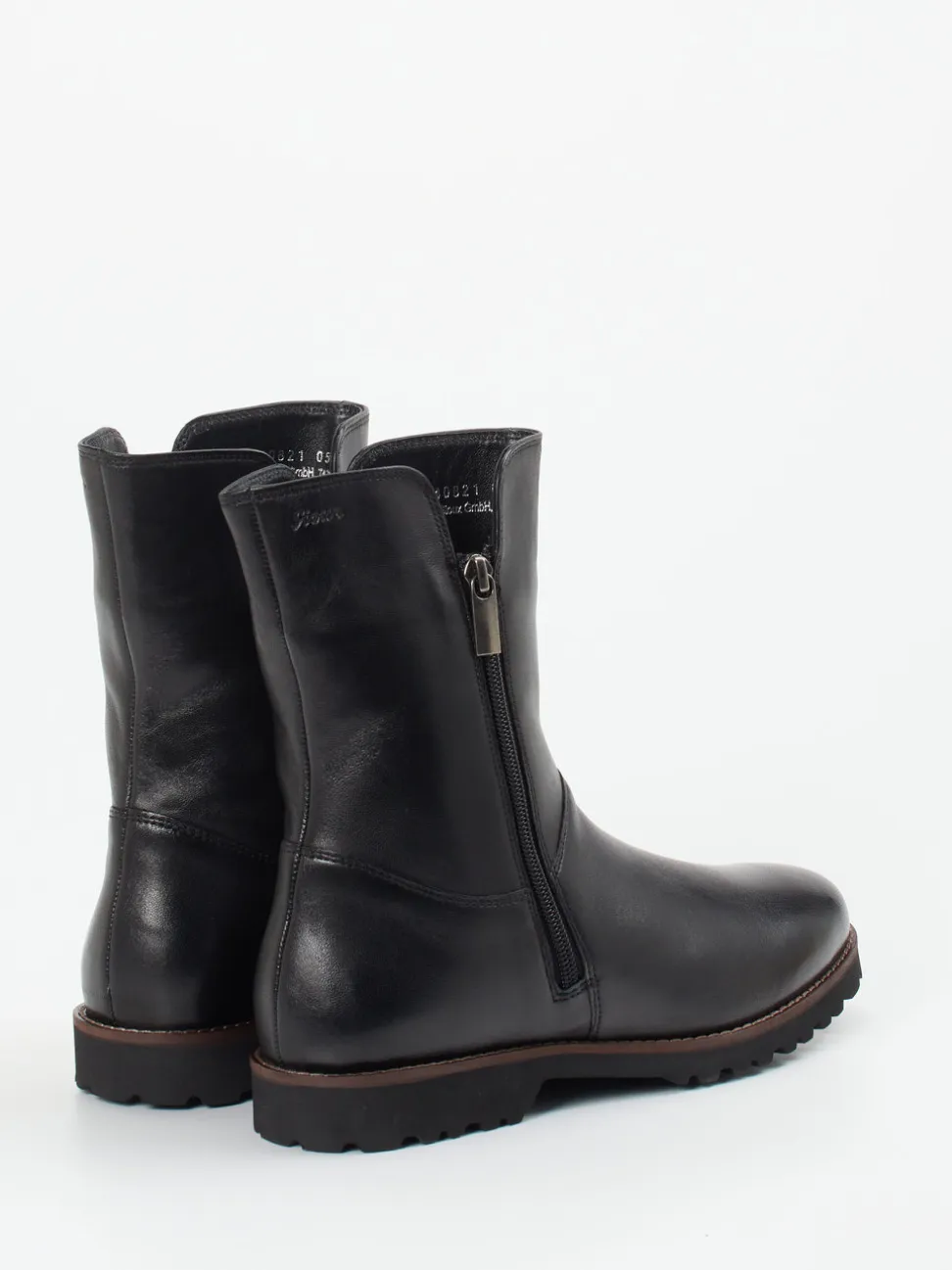 Sioux – Stiefeletten aus Kalbleder in Schwarz