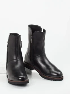 Sioux – Stiefeletten aus Kalbleder in Schwarz