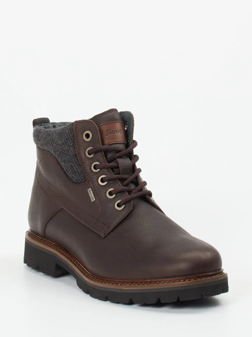 Sioux – Winterboots aus Fettleder dunkelbraun