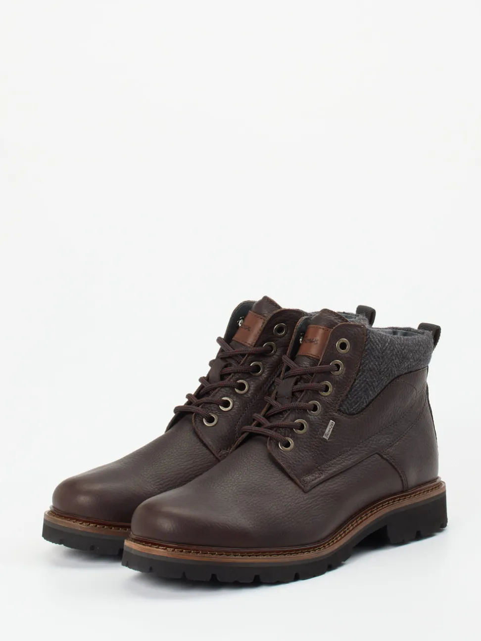 Sioux – Winterboots aus Fettleder dunkelbraun