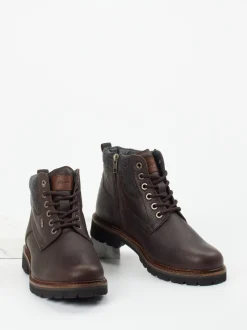 Sioux – Winterboots aus Fettleder dunkelbraun
