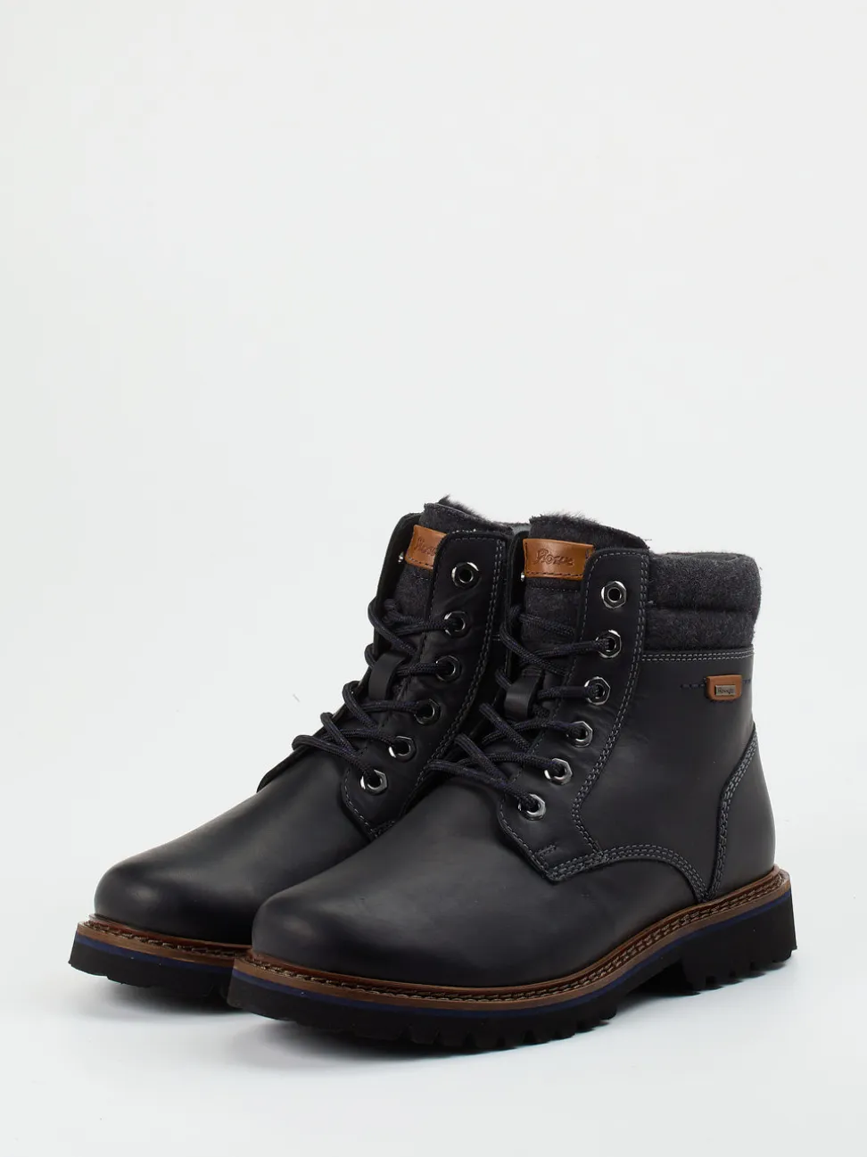 Sioux – Winterboots aus Fettleder in Schwarz