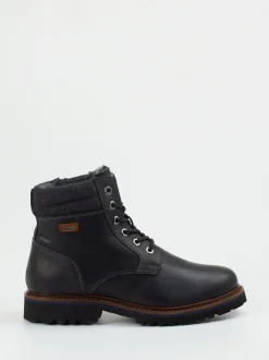 Sioux – Winterboots aus Fettleder in Schwarz