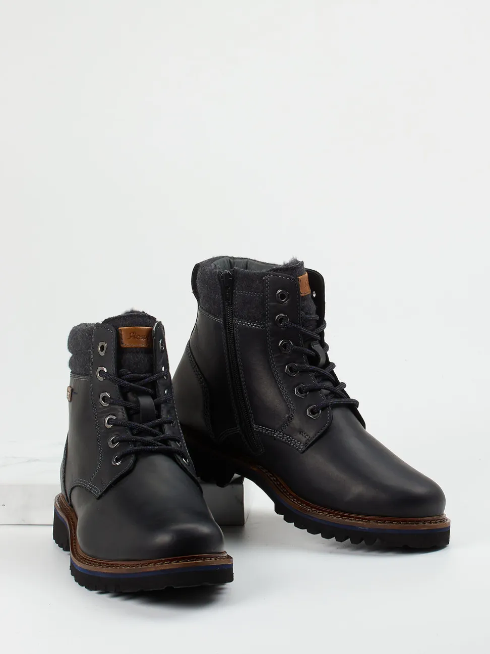 Sioux – Winterboots aus Fettleder in Schwarz