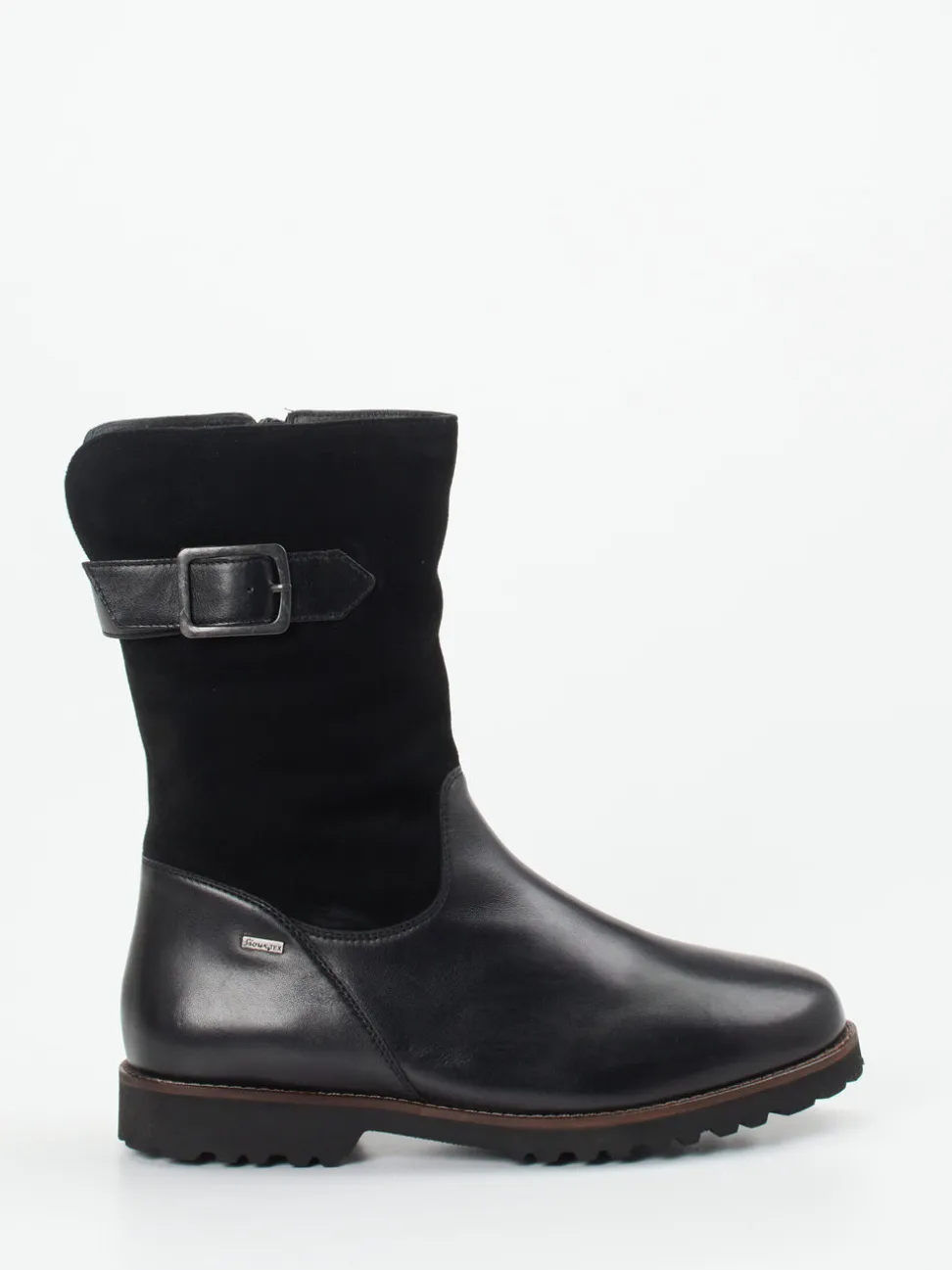 Sioux – Winterstiefel aus Leder in Schwarz