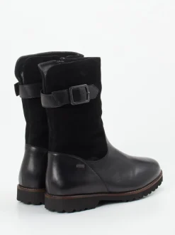 Sioux – Winterstiefel aus Leder in Schwarz