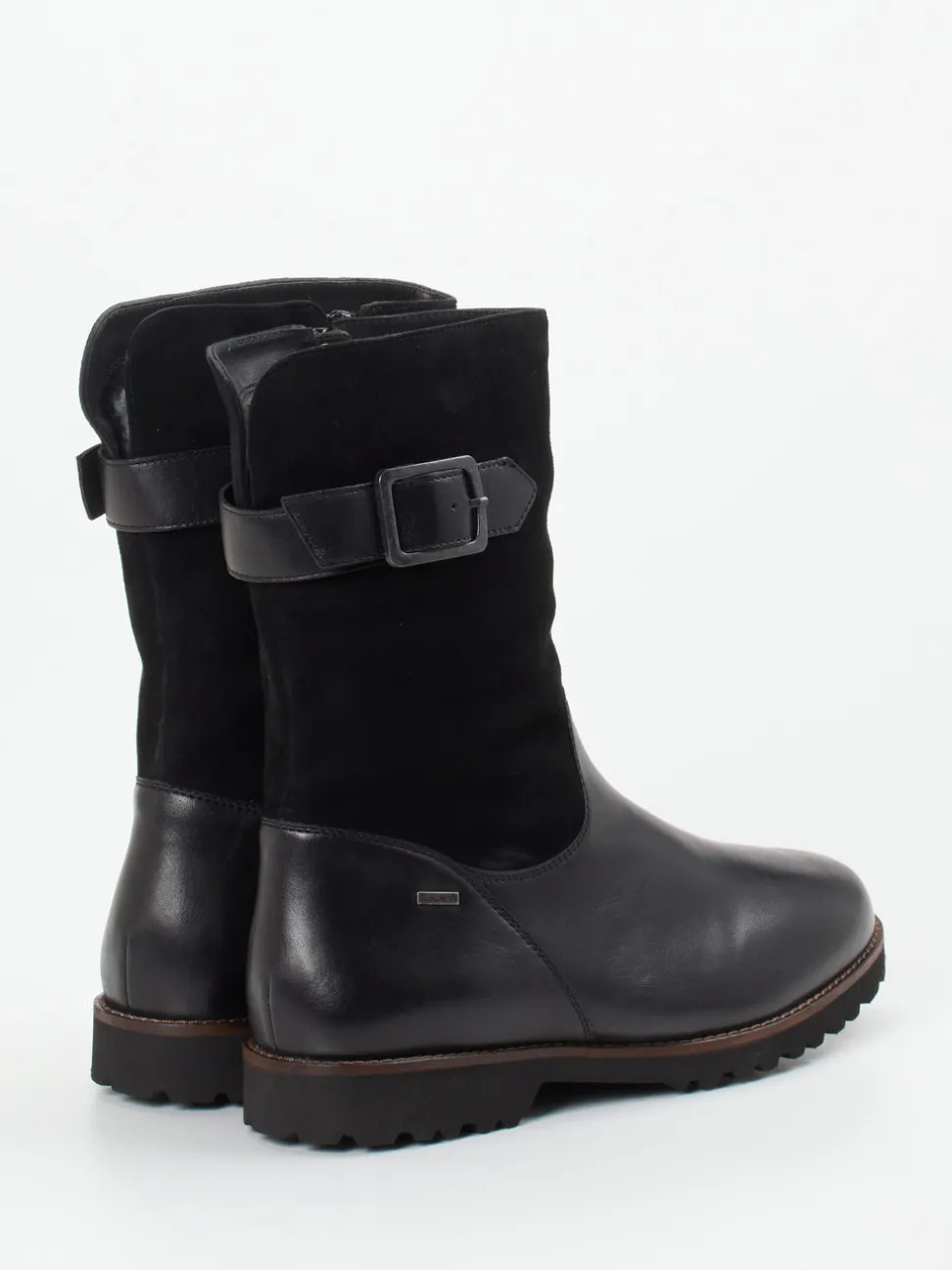 Sioux – Winterstiefel aus Leder in Schwarz