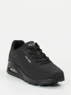 Skechers – Chunky Sneaker aus Synthetik schwarz