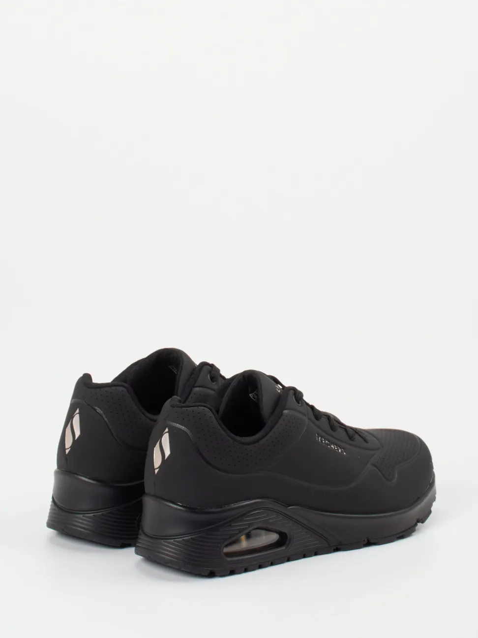 Skechers – Chunky Sneaker aus Synthetik schwarz