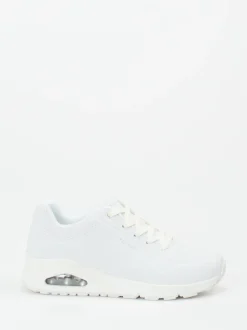Skechers – Chunky Sneaker aus Synthetik weiß
