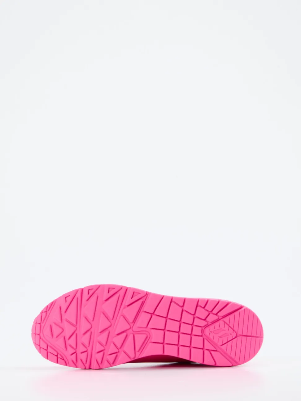 Skechers – Chunky Sneaker aus Nubukleder Neonpink