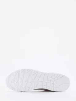 Skechers – Chunky-Sneaker aus Nubukleder Weiß