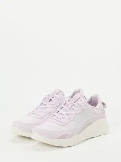 Skechers – Freizeitsneaker aus Textil in Pastellflieder