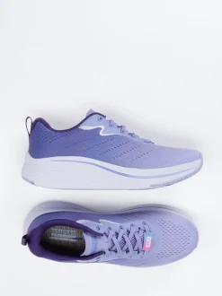 Skechers – Laufschuh aus Mesh in Lavendel