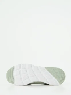 Skechers – Low-Top Sneaker aus Mesh und Veloursleder Weiß