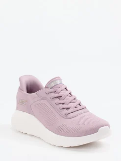 Skechers – Slip-On Sneaker aus Meshtextil Flieder