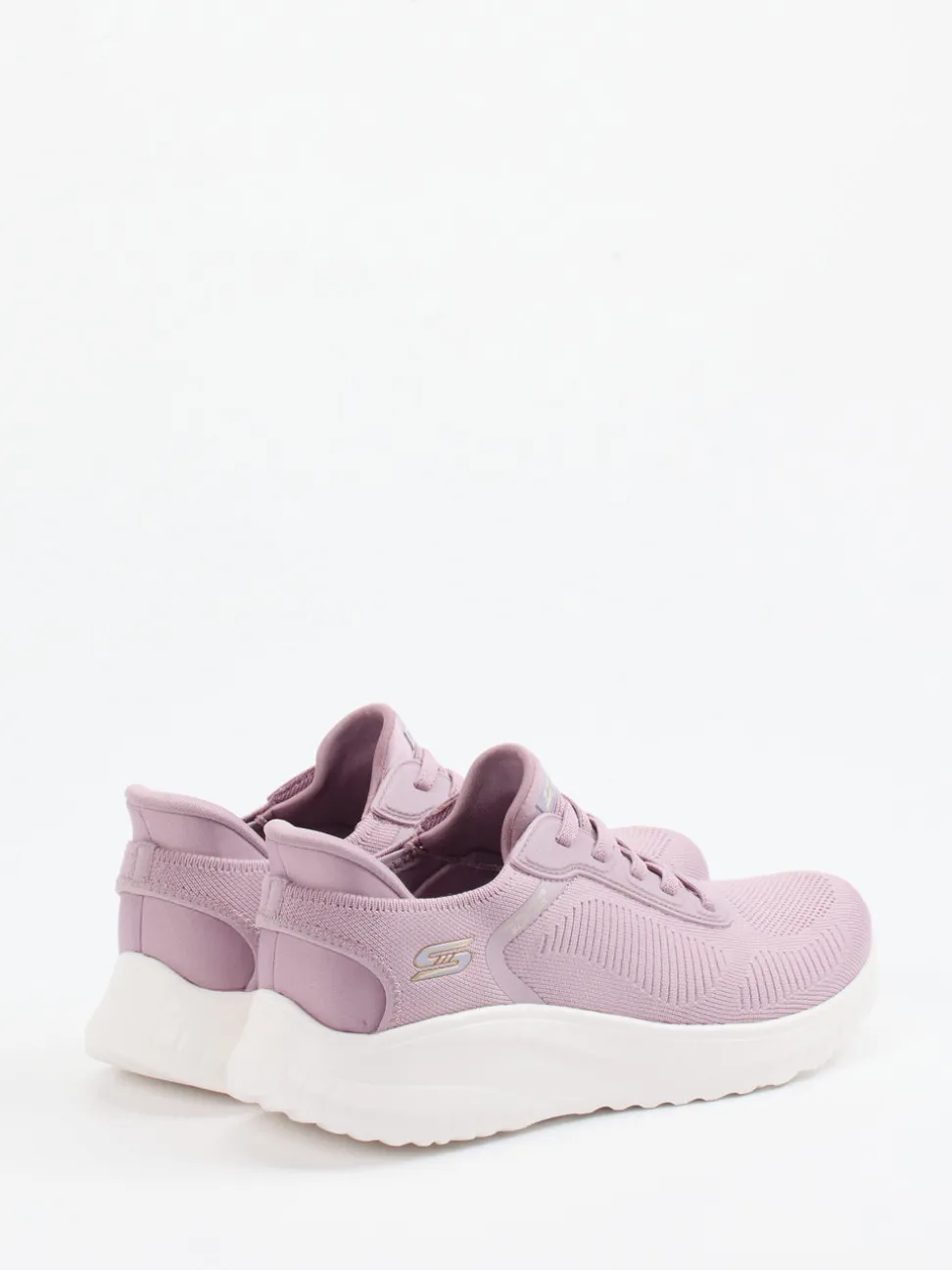 Skechers – Slip-On Sneaker aus Meshtextil Flieder