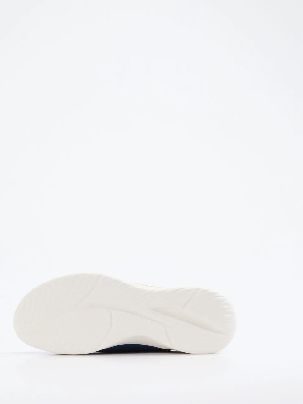 Skechers – Slip-On Sneaker aus gestricktem Textil blau