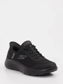 Skechers – Slip-On Sneaker aus Textil Schwarz