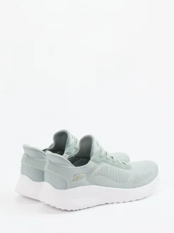 Skechers – Slip-On-Sneaker aus Meshtextil Pastellgrün