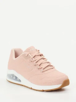 Skechers – Sneaker aus Synthetik in Rosé